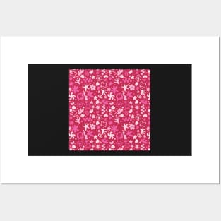 MATISSE ABSTRACT MAGENTA AND PINK Posters and Art